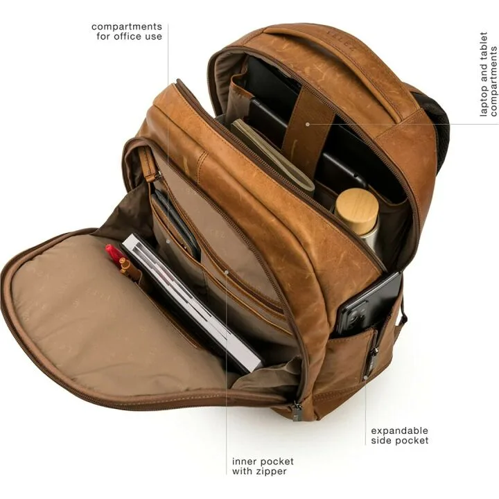VELEZ Leather Backpack