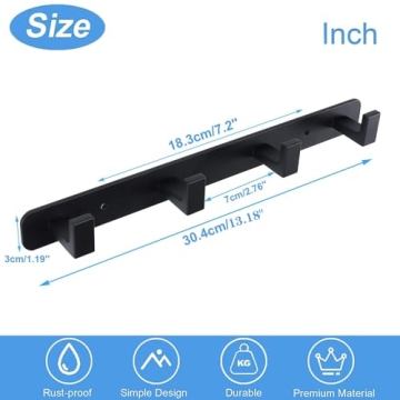 Durable Vanloory Coat Rack for Home and Office Use