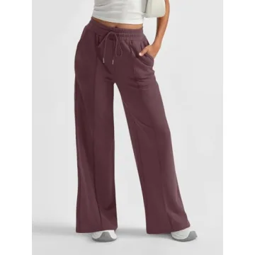 AUTOMET Women's Wide Leg Sweatpants for Ultimate Comfort