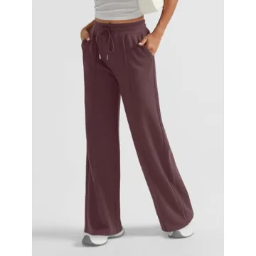 AUTOMET Women's Wide Leg Sweatpants for Ultimate Comfort