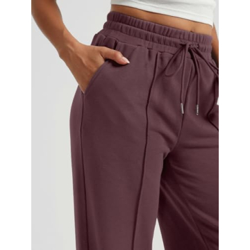 AUTOMET Women's Wide Leg Sweatpants for Ultimate Comfort