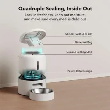 Automatic Cat Feeder with Wi-Fi Control and Freshness