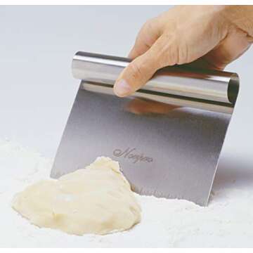 Norpro Stainless Steel Scraper/Chopper, 6in/15cm x 4in/10cm