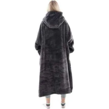Wearable Blanket Sweatshirt - Dark Gray Comfort