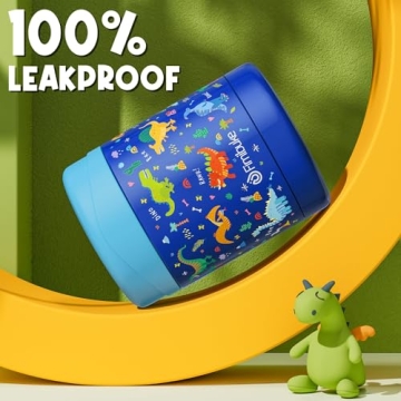 Fimibuke Insulated Food Jar for Kids, 12 OZ Thermos
