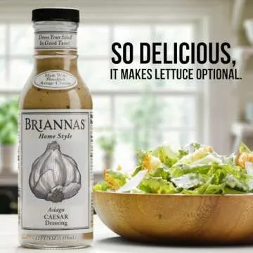 BRIANNAS Asiago Caesar Dressing - Premium Gluten-Free Flavor