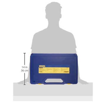 IRWIN Tools 116-Piece Tap and Die Set for Threading