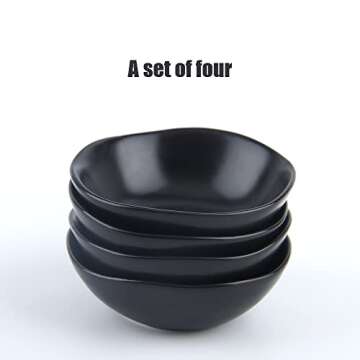 XinhuiGY Matte Ceramic Dipping Sauce Dishes for Sushi