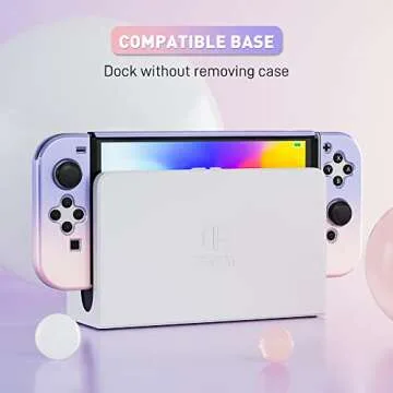 Stylish RHOTALL Glitter Gradient Shell for Nintendo Switch