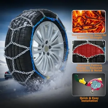Coco Bird Self-Tightening Snow Chains for Trucks and SUVs