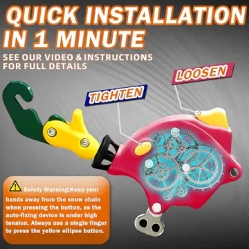 Coco Bird Self-Tightening Snow Chains for Trucks and SUVs