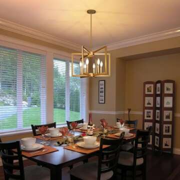 Klgxnrd Gold Pendant Light - Modern Chandelier Design