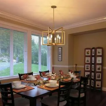 Klgxnrd Gold Pendant Light - Modern Chandelier Design