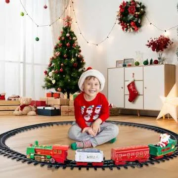VATOS Christmas Train Set - Perfect Holiday Decor