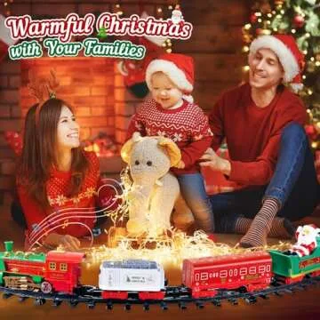 VATOS Christmas Train Set - Perfect Holiday Decor