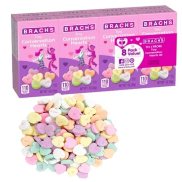 Tiny Conversation Hearts Value Pack - Classic Valentine's Day Candy (8-Pack)