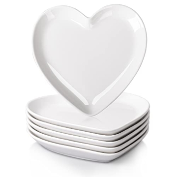 Heart Shaped Dessert Salad Plates for All Occasions