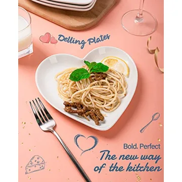 Heart Shaped Dessert Salad Plates for All Occasions