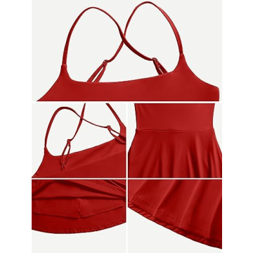 HYZ Women's Versatile Summer Athletic Mini Dress