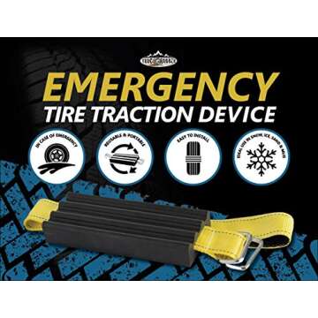 TRACGRABBER Tire Traction Device for Trucks & Large SUVs - Made in the USA and Essential for Getting...