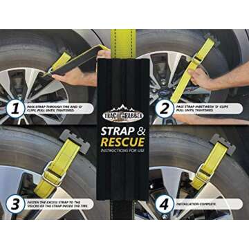 TRACGRABBER Tire Traction Device - Emergency Vehicle Aid