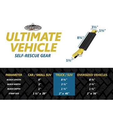 TRACGRABBER Tire Traction Device - Emergency Vehicle Aid