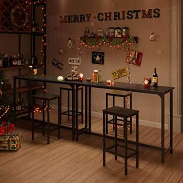 ODK 55 Inch Versatile Bar Table for Stylish Interiors