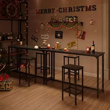 ODK 55 Inch Versatile Bar Table for Stylish Interiors