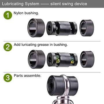 BeneLabel Heavy Duty Silent Swing Hangers - 2 Pack