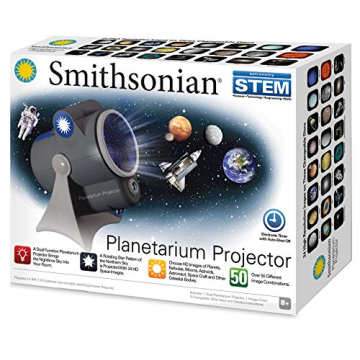 Smithsonian Optics Room Planetarium and Dual Projector Science Kit, Black/Blue, Age 8 and Up