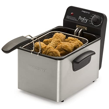 National Presto Pro Fry Immersion Deep Fryer for Home Cooking