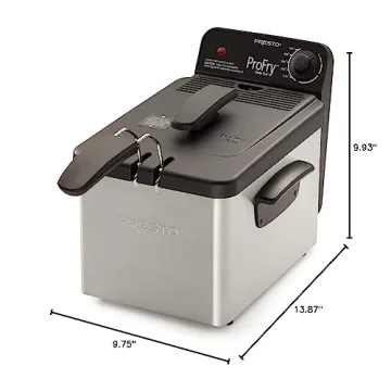 National Presto Pro Fry Immersion Deep Fryer for Home Cooking