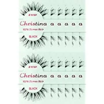 12 Packs Eyelashes - #WSP (Christina) for Glamorous Looks