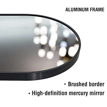 OGCAU Full Length Arched Floor Mirror for Every Space