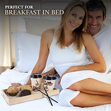 Versatile Wood Serving Tray Set - Perfect for Any Occasion