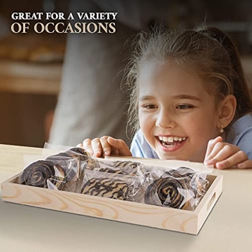 Versatile Wood Serving Tray Set - Perfect for Any Occasion