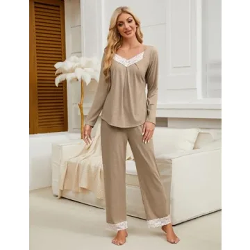 BMJL Women's Cute Lace Pajama Sets for Fall 2024