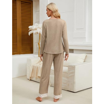 BMJL Women's Cute Lace Pajama Sets for Fall 2024