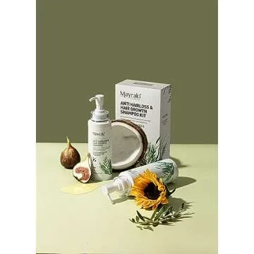 Mayraki Anti Hair Loss & Volumizing Shampoo Kit for Color-Treated Hair |Clarifying Growth Shampoo For Fuller, Thicker Hair | 300 ml | 10.14 fl.oz x2