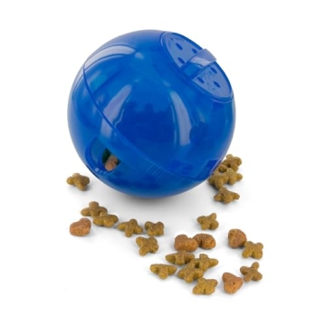 PetSafe Slimcat Slow Feeder Ball for Cats - Interactive Puzzle Game for Your Cat - Fill with Food an...