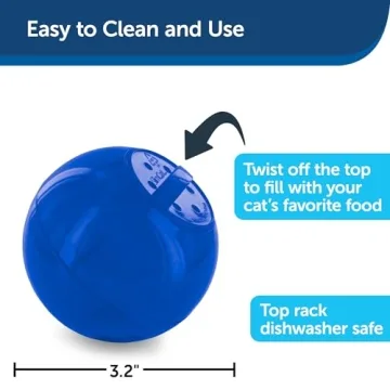 PetSafe SlimCat Feeder Ball for Interactive Cat Play