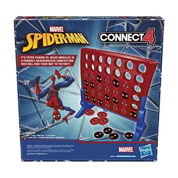 Hasbro Gaming Connect 4 Marvel Spider-Man Edition Game | Strategy Board Games for Kids | 2 Players |...