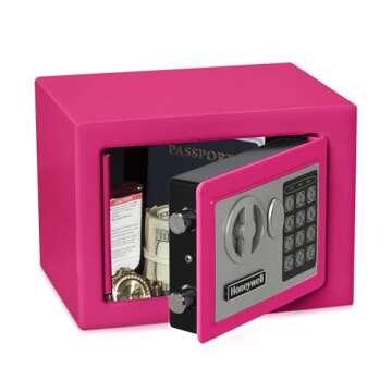 Honeywell Safes & Door Locks - Bolt Down Small Safe Box with Digital Lock for Home - Steel Security ...