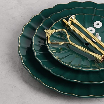 Sweejar 3 Tier Ceramic Cake Stand Elegant Dessert Platter