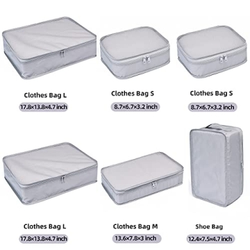 Superior JJ POWER Packing Cubes for Organized Travel