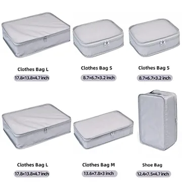 Superior JJ POWER Packing Cubes for Organized Travel