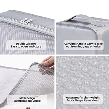 Superior JJ POWER Packing Cubes for Organized Travel