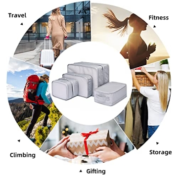 Superior JJ POWER Packing Cubes for Organized Travel