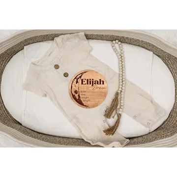 Personalized Birth Stat Sign for Newborns | Nursery Decor