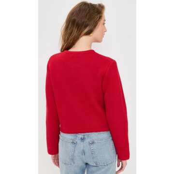 English Factory Women's Stylish Knit Sweater Cardigan